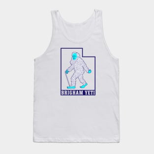 Brigham Yeti in Utah (Outline) Tank Top